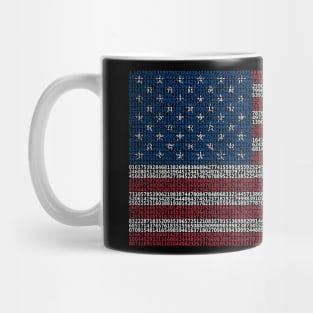 American Flag Pi Day Funny Math Shirt Mug